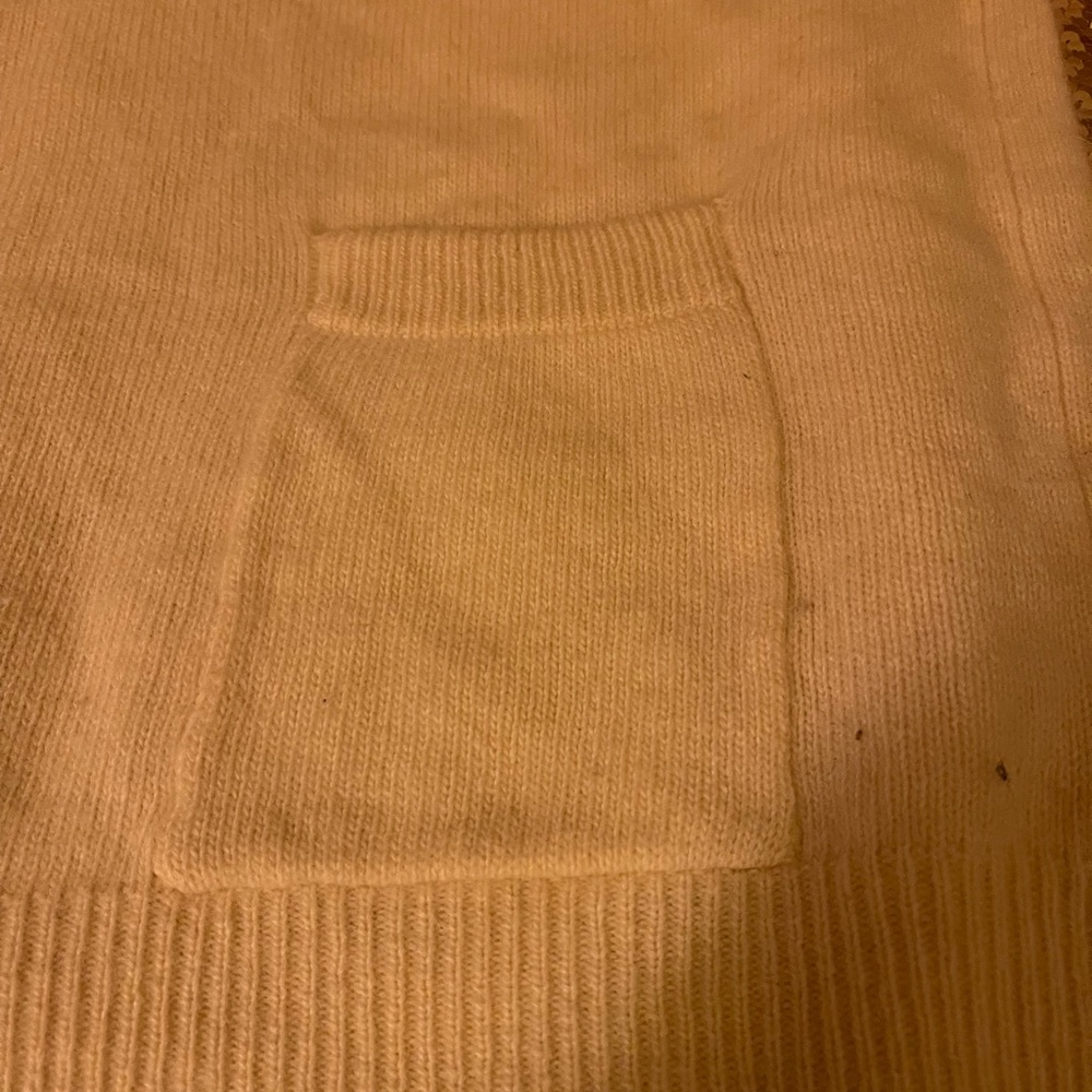 Paul et Duffier Cream Turtleneck Sweater size L - Picture 2 of 8